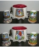Thimbles with a pin cushion 'Stained glass window'