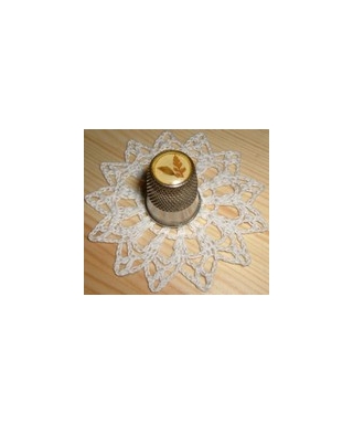 Dried flower under glass