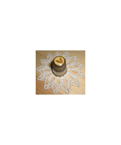 Dried flower under glass