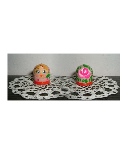 Round pink doll