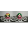 Round green doll