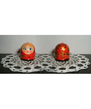 Round red doll