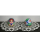 Round navy blue doll