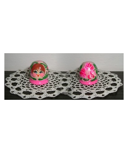 Round pink pearl doll