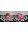 Round pink pearl doll