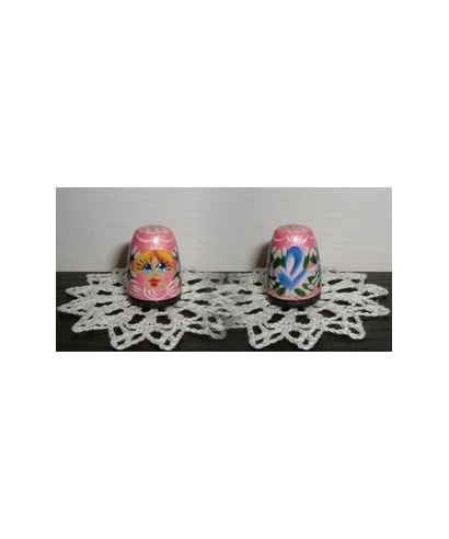 Squared pink doll