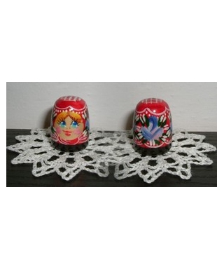 Squared claret doll