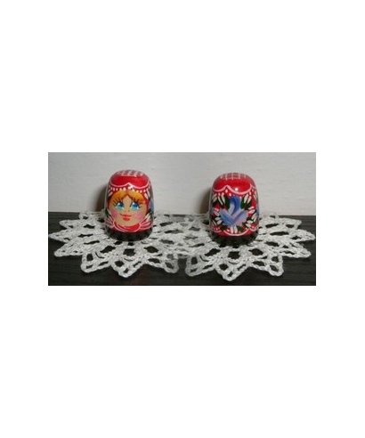 Squared claret doll