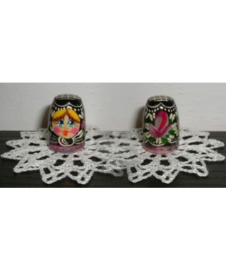 Squared black doll