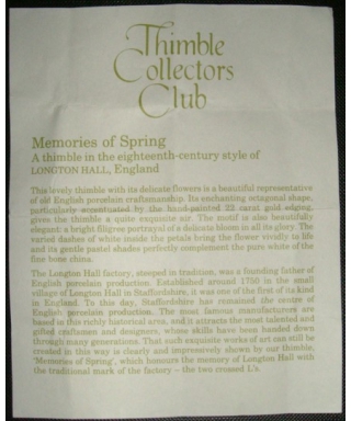 Memories of spring - certificate (TCC)