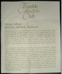 Picnic afloat - certificate (TCC)