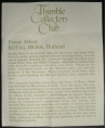 Picnic afloat - certificate (TCC)