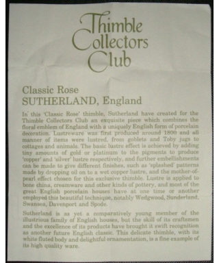 Classic rose - certificate (TCC)