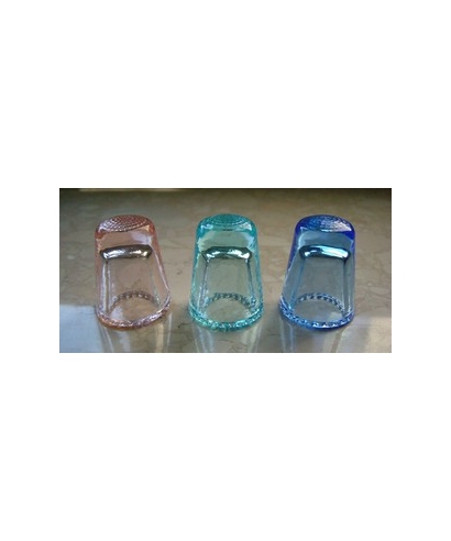 Sky-blue glass