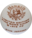Franklin Porcelain - Eliza Johnson