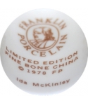 Franklin Porcelain - Ida McKinley
