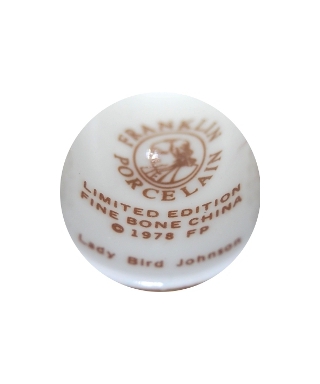 Franklin Porcelain - Lady Bird Johnson