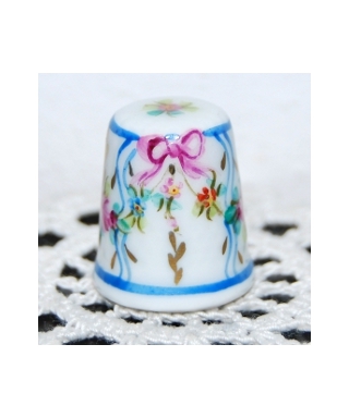 Limoges' painted flowers