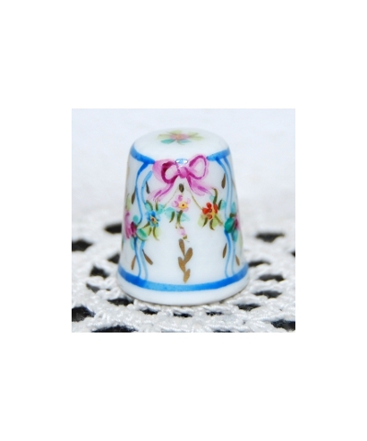 Limoges' painted flowers