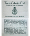 Hands of prayer - certificate (TCC)