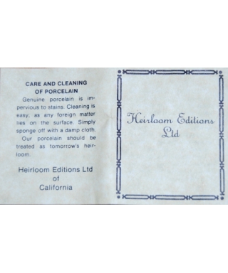 Green stoneware - certificate