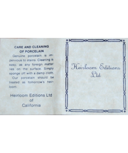 Green stoneware - certificate