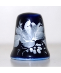 Flowers in cobalt