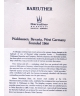 Bareuther - certificate