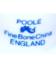 Poole Pottery (niebieski)