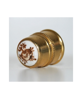 Brass with a flower