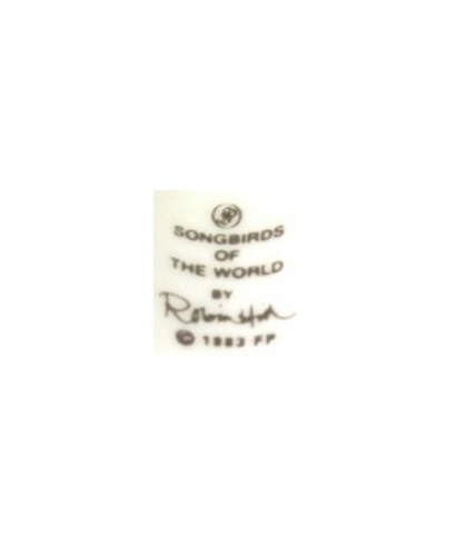 Songbirds Of The World - Franklin Porcelain