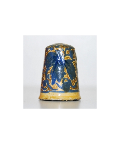 India - navy-blue leaves