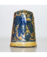 India - navy-blue leaves