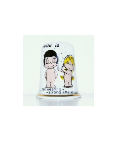 Love is not wearing strong aftershave