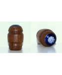 Wooden with millefiori