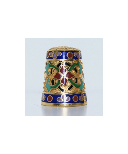 Golden cloisonne