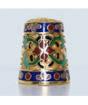 Golden cloisonne