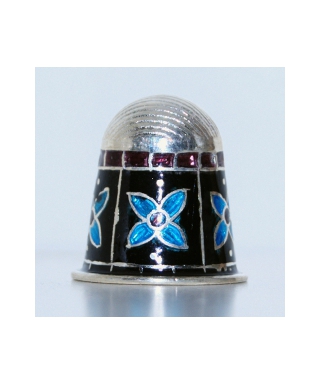Enameled with flowers