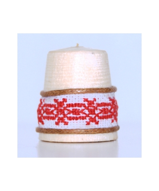 Red embroidery