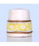 Yellow embroidery