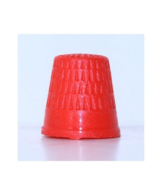 Czerwony plastikowy