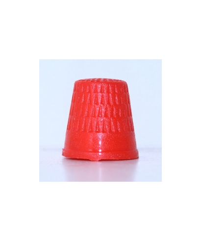 Czerwony plastikowy