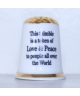 Peace thimble