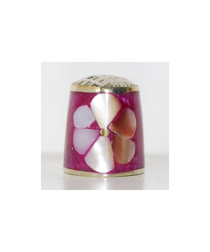 Mother-of-pearl violet flower