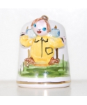 Angel sitting on swing