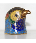 Eagle with a curved beak