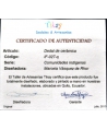Indigenous Ecuadorians - certificate