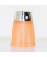 Orange flexible rubber thimble