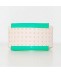 Leather thimble with green cup