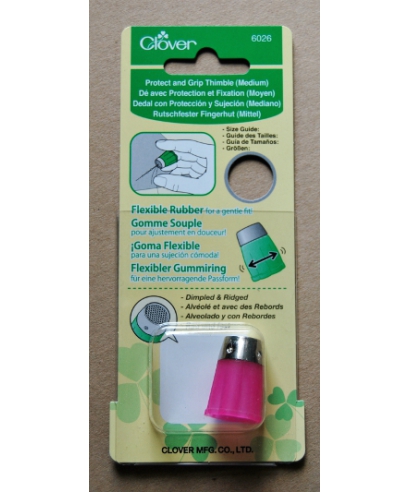 Clover (pink flexible rubber thimble) - box